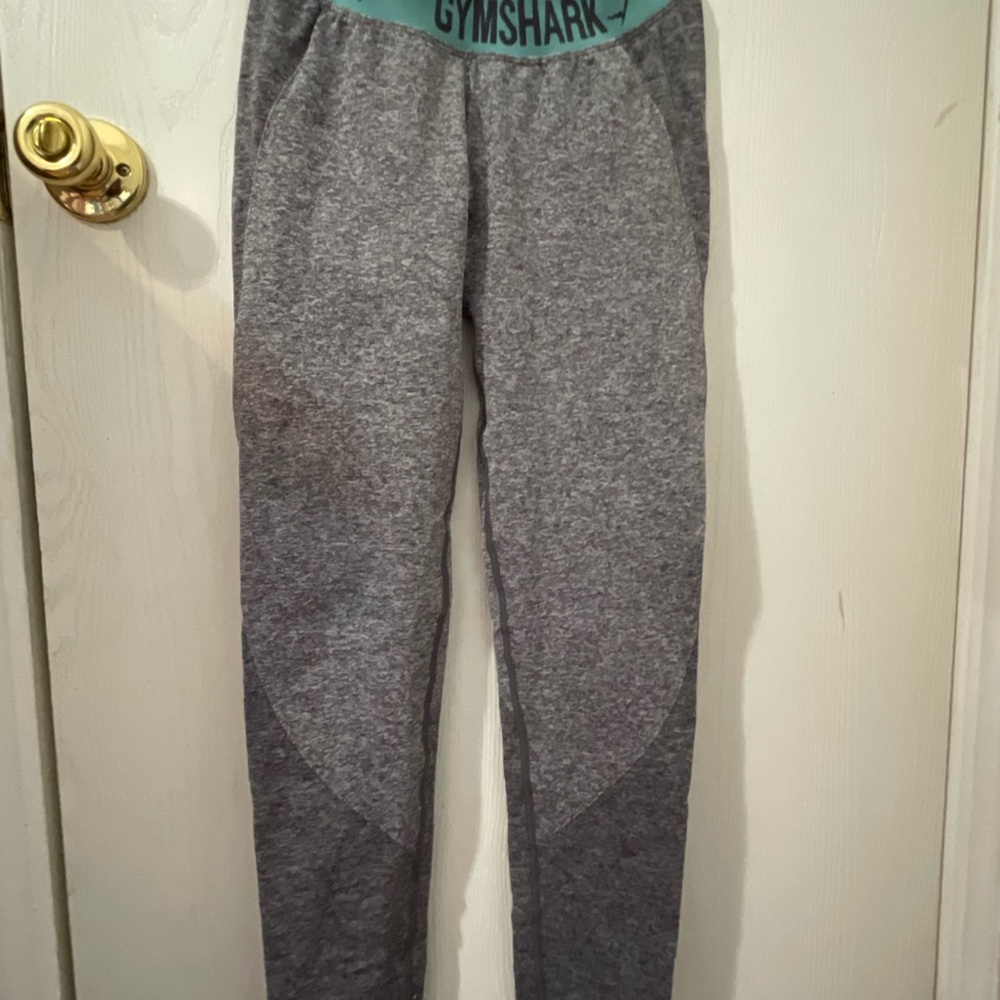 Gymshark Gray Sweatpants Tapered Knit Design